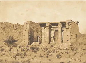 As Said Prints: Vue du Temple de Tafah (Taphis), April 9, 1850. Creator: Maxime du Camp