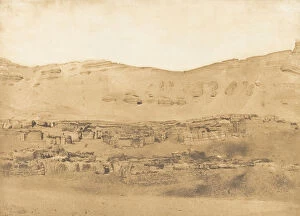 Du Camp Gallery: Vue du Village de Garara, 1850. Creator: Maxime du Camp