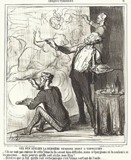 Venus Prints: Vue d'un atelier la derniere semaine avant l'exposition