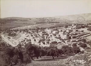 Mount Of Olives Gallery: Vue generale de Bethany - General view of Bethany, ca. 1880