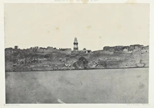 Minarets Gallery: Vue Générale d Esneh, Haute-Egypte, 1849 / 51, printed 1852