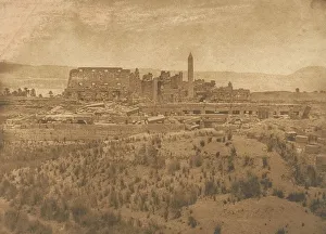 As Said Prints: Vue generale des Ruines du Palais de Karnac (prise a l Est) - Thebes