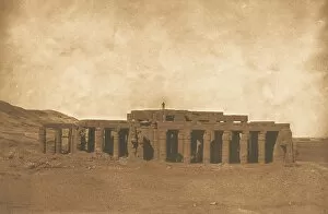 Vue generale des Ruines du Rhamesseum, a Thè