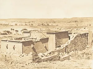 Talmis Prints: Vue generale du Temple de Kalabcheh (Talmis), prise de la montagne, April 8