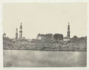 Maxime Du Camp Gallery: Vue Generale, Girgeh, Haute-Egypte, 1849 / 51, printed 1852