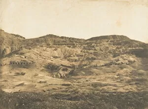 Vue generale de la Necropole de Thebes (Gournah), 1849-50