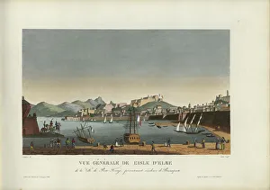 1817 1824 Prints: Vue générale de l'ile d'Elbe