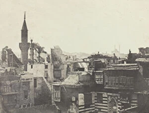 Minarets Gallery: Vue Générale Prise a l Ouest, Le Kaire, 1849 / 51, printed 1852