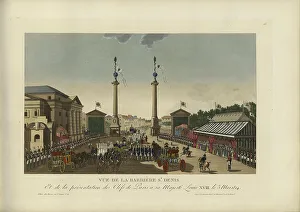 Louis Xviii Prints: Vue de la barrière Saint-Denis