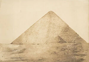 Vue de la grande pyramide (Cheops) prise a l angle S.E. December 1849