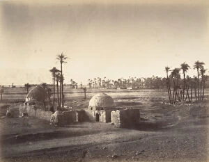 Vue de la Plaine de Thebes prise du temple de Karnac, 1867. Creator: Gustave Le Gray