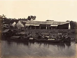 Vue de la Ville Chinoise (Cholen) Feuille No. 2, Saigon, Cochinchine, 1866
