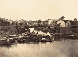 Vue de la Ville Chinoise (Cholen) Feuille No. 2, Saigon, Cochinchine, 1866