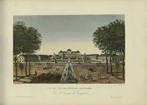 1817 1824 Prints: Vue de l'Ecole royale militaire