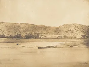 Maxime Du Gallery: Vue prise au Sud-Est de Philae - Cherk-el-Hesseh, 1849-50. Creator: Maxime du Camp