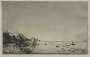 Vue prise du Port de Dives. Creator: Maxime Lalanne (French, 1827-1886)