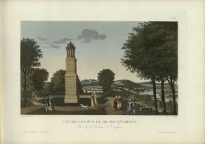 1817 1824 Prints: Vue de Saint-Cloud et de ses environs