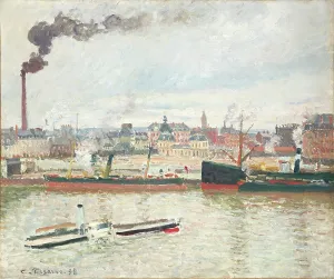 Pissarro Prints: Vue sur la gare d'Orleans, Saint-Sever