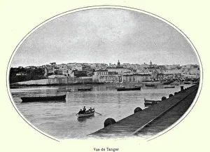 Charles Chusseau Flaviens Prints: Vue de Tanger; Afrique du nord, 1914. Creator: Charles Chusseau-Flaviens