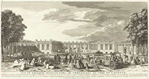 Jean Rigaud Prints: Vue de Trianon dans le Parc de Versailles du Cote de l'Avenue. Creator: Jacques Rigaud