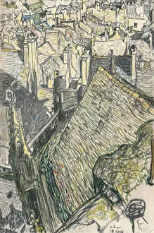 Dupuis Prints: Vue De Valogne, c1911. Artist: Georges Dupuis