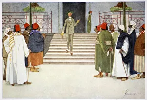 Tarboosh Collection: The Vultures, 1908. Artist: Lance Thackeray