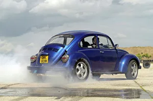 Beetle Prints: VW Beetle Burning out