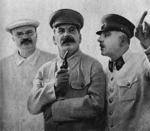 Petersburg Prints: Vyacheslav Molotov, Joseph Stalin and Kliment Voroshilov on the Central Aerodrome