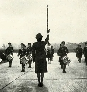 W. A. A. F. Band on Parade, c1943. Creator: Cecil Beaton