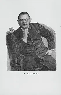 G M Rewell Company Prints: W. B. Derrick, 1887. Creator: Unknown