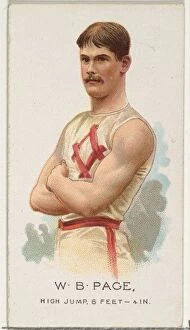 Athlete Collection: W. B. Page, High Jump, from Worlds Champions, Series 2 (N29) for Allen &