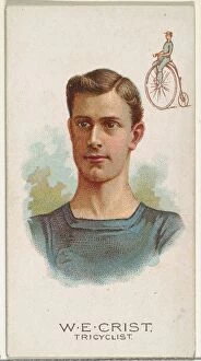 Bikes Collection: W. E. Crist, Tricyclist, from Worlds Champions, Series 2 (N29) for Allen &