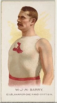 Athlete Collection: W. J. M. Barry, Hammer Throw, from Worlds Champions, Series 2 (N29) for Allen &