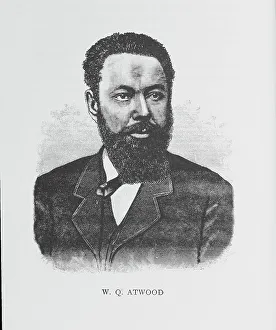 G M Rewell Company Prints: W. Q. Atwood, 1887. Creator: Unknown