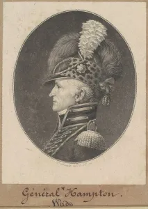 Plantation Owner Prints: Wade Hampton, 1809. Creator: Charles Balthazar Julien Fevret de Saint-Memin