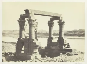 1858 60 Prints: Wady Kardassy, Nubia, 1857. Creator: Francis Frith