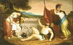 Sarcophagi Prints: The Wages of War, 1848. Creator: Henry Peters Gray