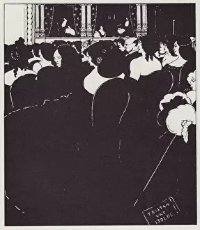 The Wagnerites, 1894. Creator: Aubrey Beardsley