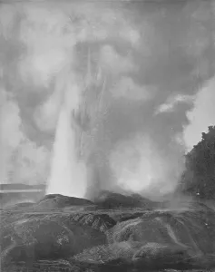Geysers Prints: The Waikite Geyser, 19th century