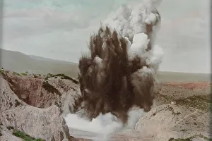 Crater Prints: Waimangu Geyser, c1900s. Creator: Arthur James Iles