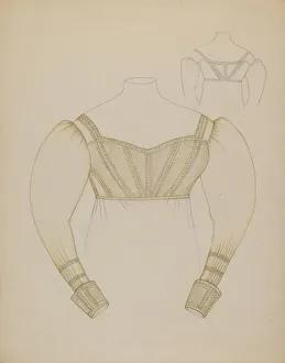 Sylvia Dezon Prints: Waist, c. 1936. Creator: Sylvia DeZon