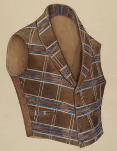 Waistcoat, 1935 / 1942. Creator: Julie C Brush