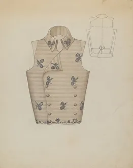 Marie Mitchell Prints: Waistcoat, c. 1936. Creator: Marie Mitchell