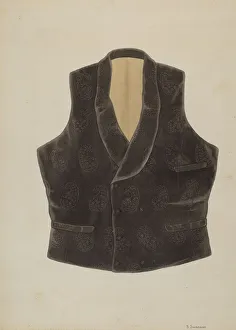Buta Collection: Waistcoat, c. 1936. Creator: Syrena Swanson