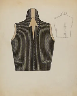 Waistcoat, c. 1937. Creator: Jean Peszel