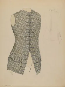 Waistcoat, c. 1937. Creator: Jean Peszel