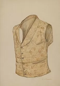 Buttons Gallery: Waistcoat, c. 1941. Creator: Clarence W Dawson
