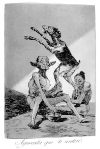 Wait till you ve been anointed, 1799. Artist: Francisco Goya