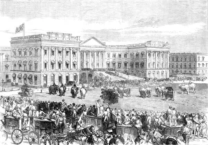 Saxe Coburg And Gotha Duke Of Prints: Waiting for the arrival of the Duke of Edinburgh at Government House