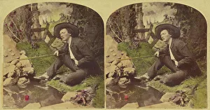 L Melander Brother Prints: Waiting for a Bite. 1876. Creator: L. Melander & Bro